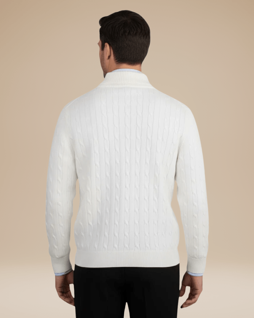 Jersey de ochos para hombre | Textura refinada y calidez duradera
