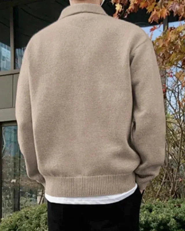 Wollpullover mit halbem Reißverschluss | Natürlicher Komfort und unverzichtbarer Stil
