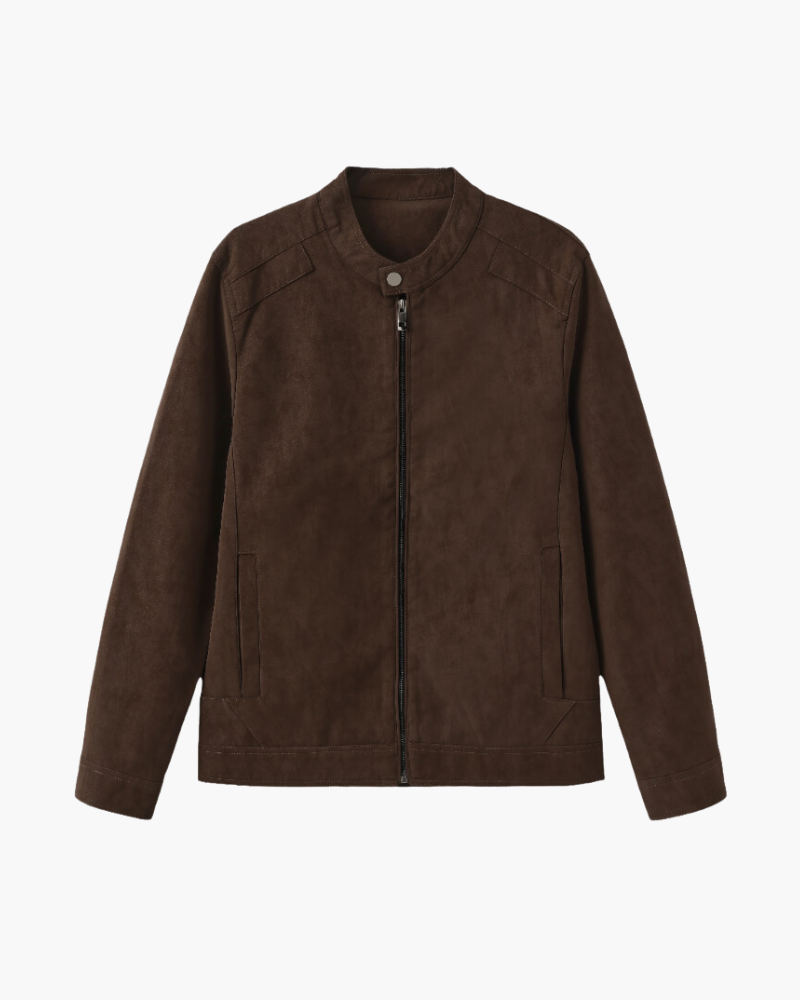 Summer Suede Leather Jacket | Essential Elegance