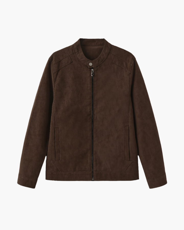 Summer Suede Leather Jacket | Essential Elegance