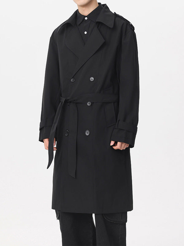 Gabardina clássica de trespasse | Elegância funcional