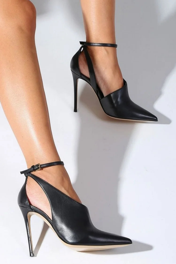 POINTED PUMPS WITH STRAP