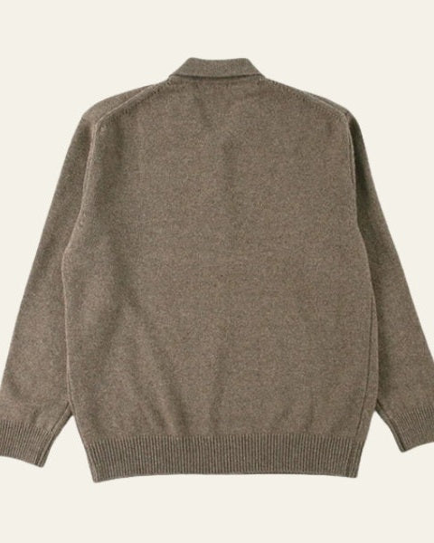 Maglione polo da uomo in maglia morbida | Colletto classico e comfort quotidiano