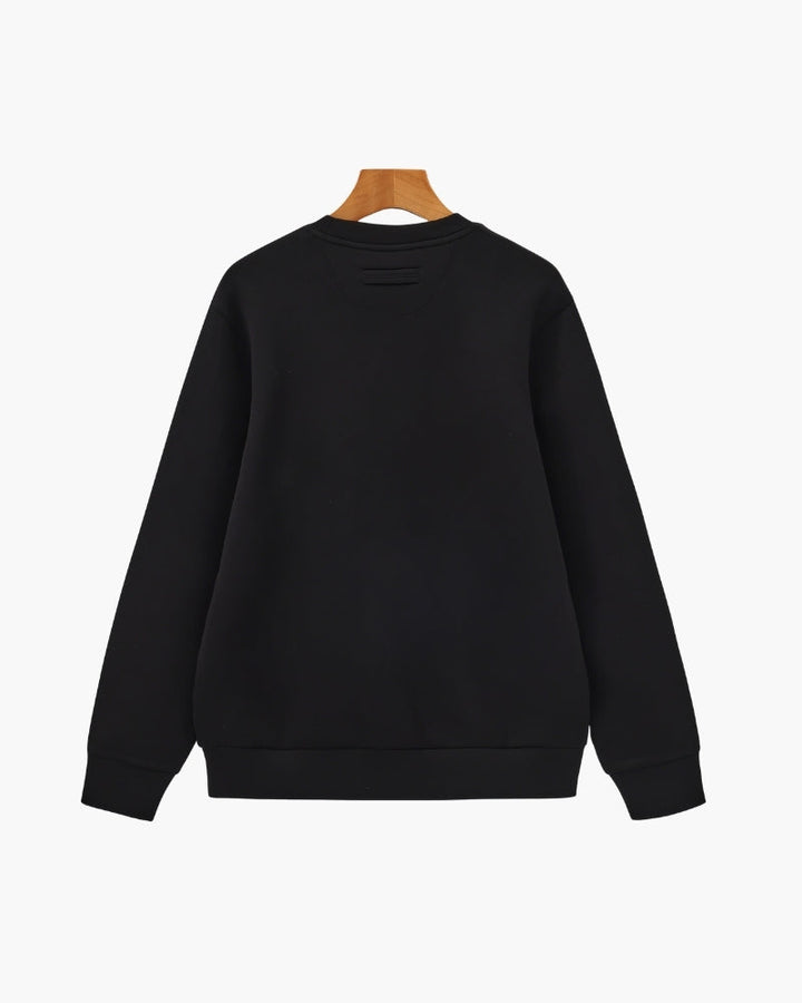 Sweatshirt de mistura de modal e algodão | Conforto para o dia a dia
