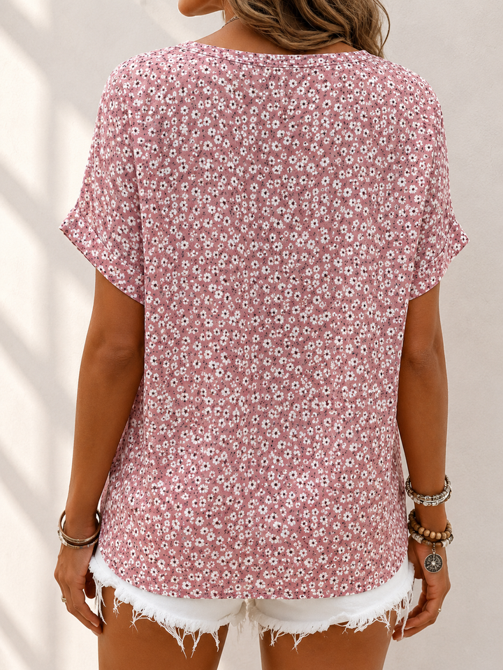 Verna - Elegante camicetta a fiori