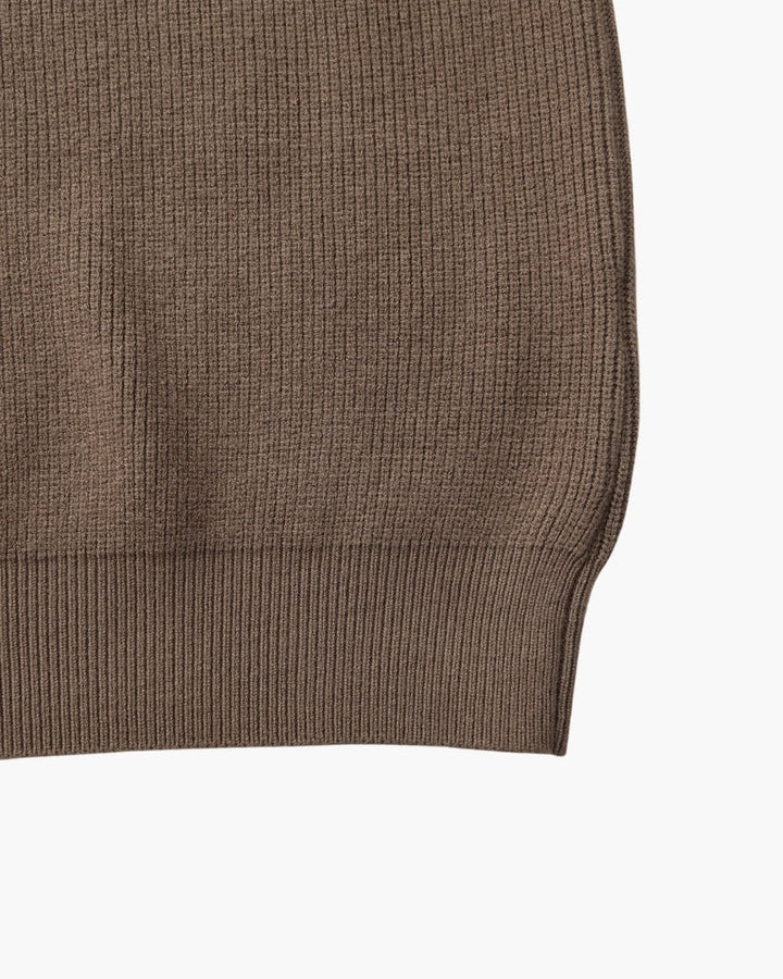 Camisola técnica com meio fecho | Camisa estruturada