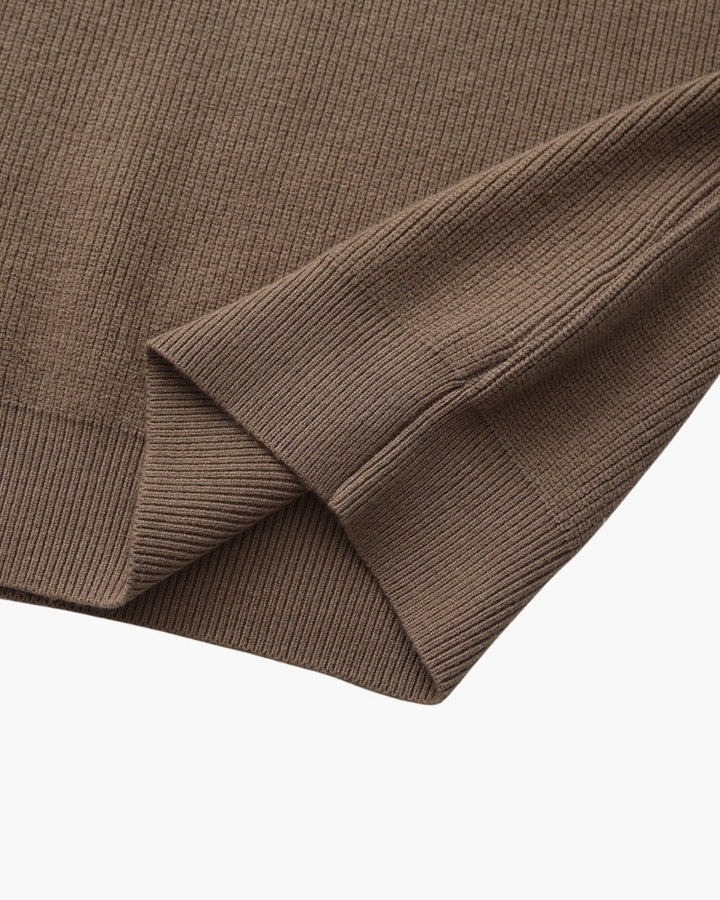 Camisola técnica com meio fecho | Camisa estruturada