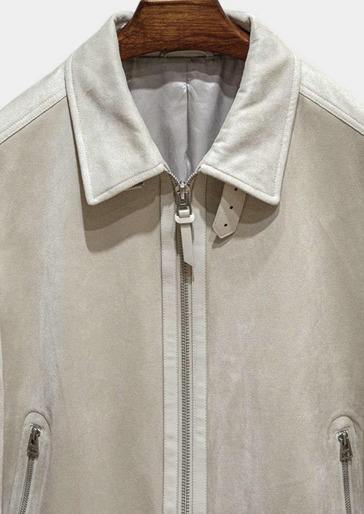 Giacca bomber premium in camoscio | Eleganza urbana