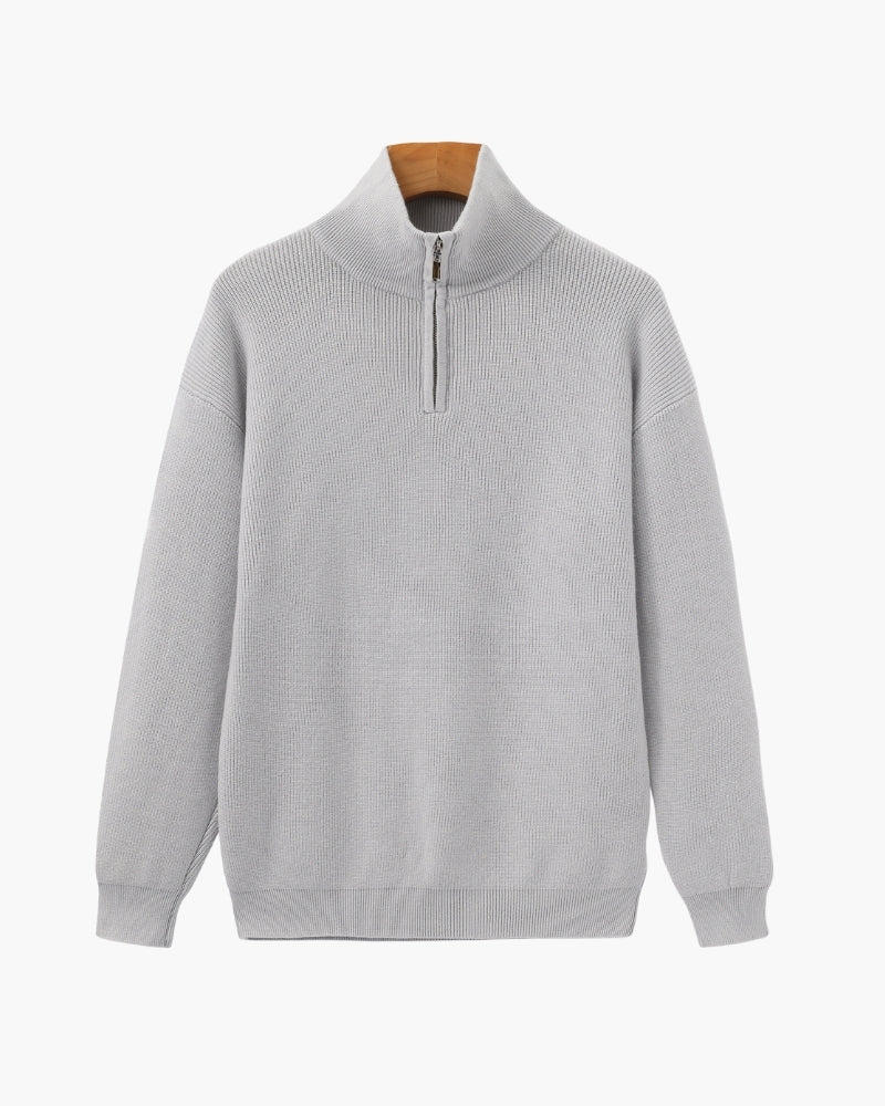 Camisola técnica com meio fecho | Camisa estruturada