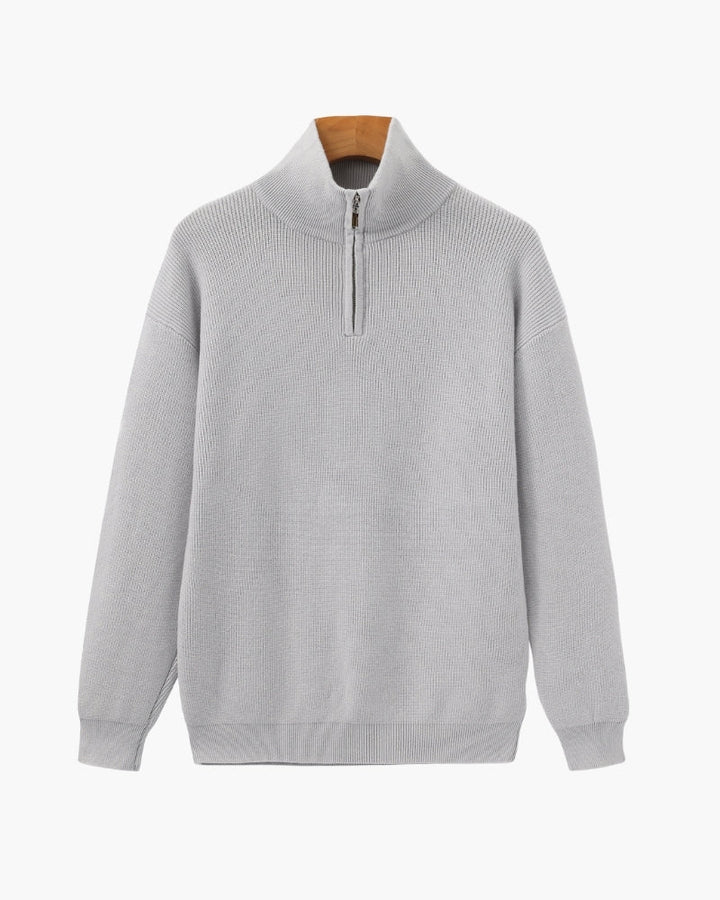 Camisola técnica com meio fecho | Camisa estruturada