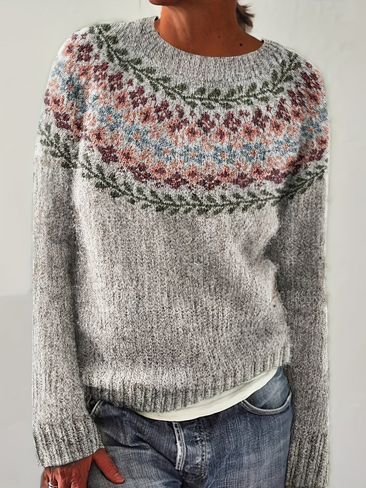 Alina | Grey Knit Sweater