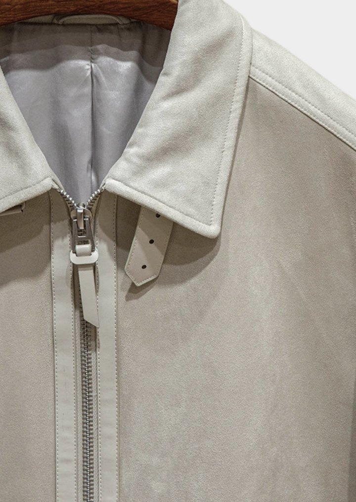 Giacca bomber premium in camoscio | Eleganza urbana