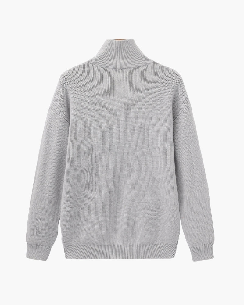 Camisola técnica com meio fecho | Camisa estruturada