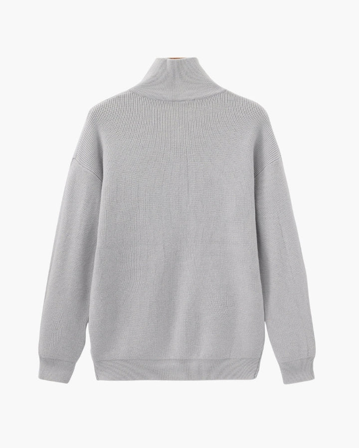 Camisola técnica com meio fecho | Camisa estruturada