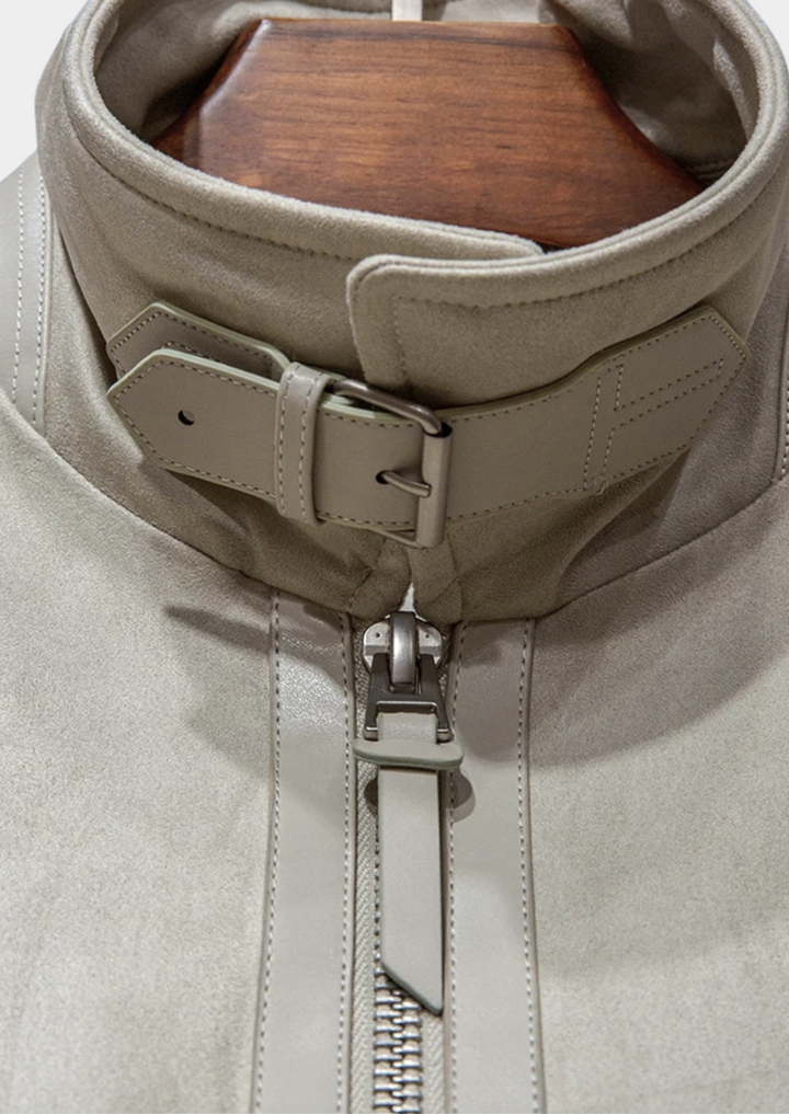Giacca bomber premium in camoscio | Eleganza urbana