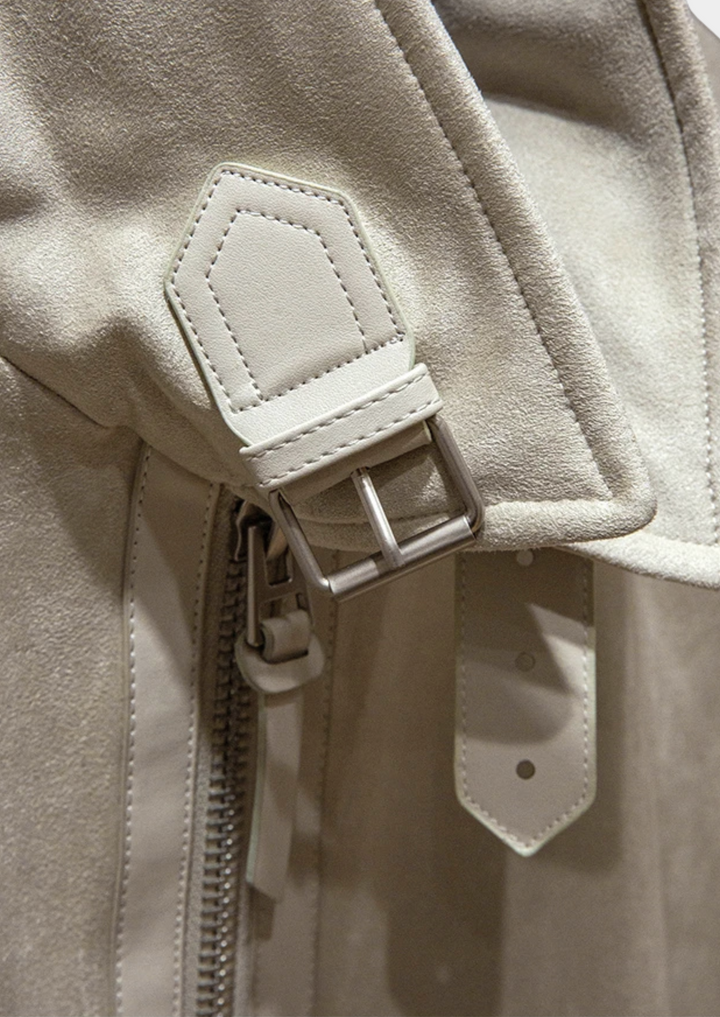 Giacca bomber premium in camoscio | Eleganza urbana