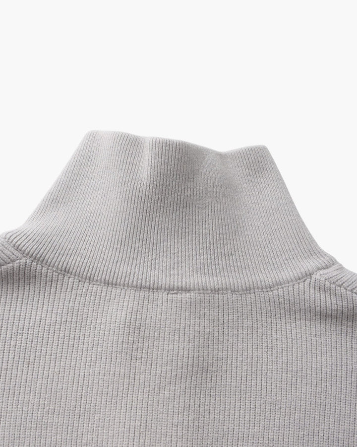 Camisola técnica com meio fecho | Camisa estruturada