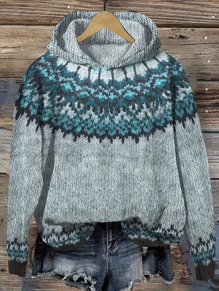 Nerea - Suéter con capucha - Jacquard