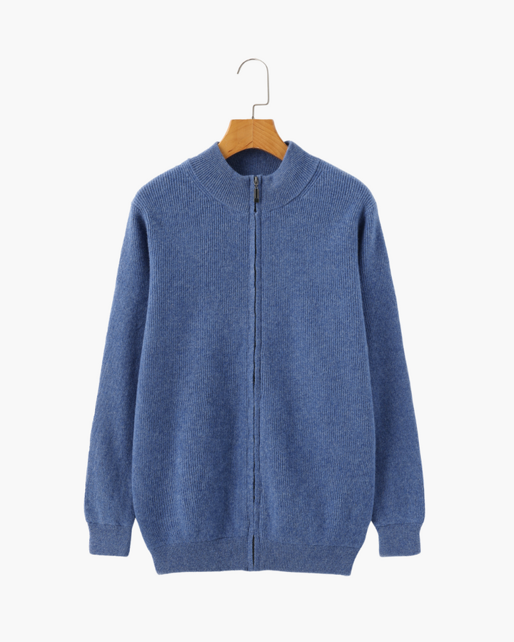 Elegant Zip Up Sweater | Everyday Comfort and Clean Style