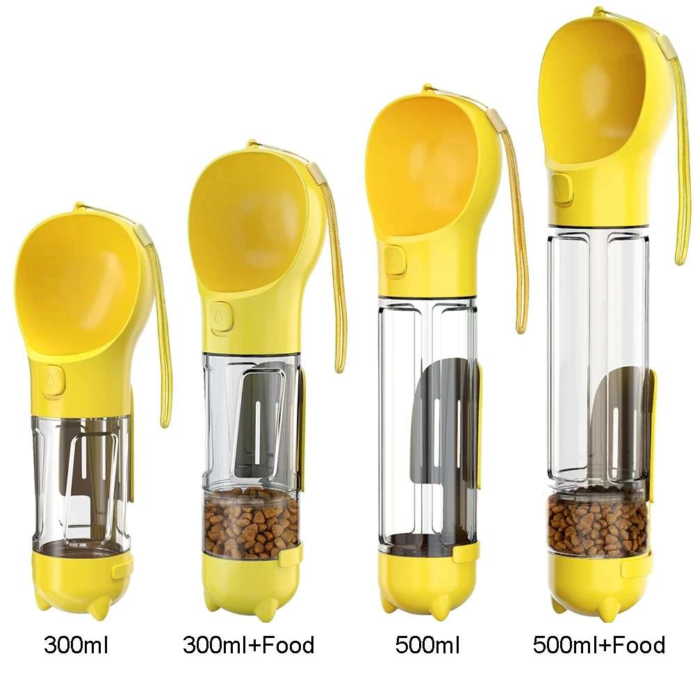 Tragbare Haustier-Trinkflasche auslaufsicher BPA-frei – Einhand-Bedienung