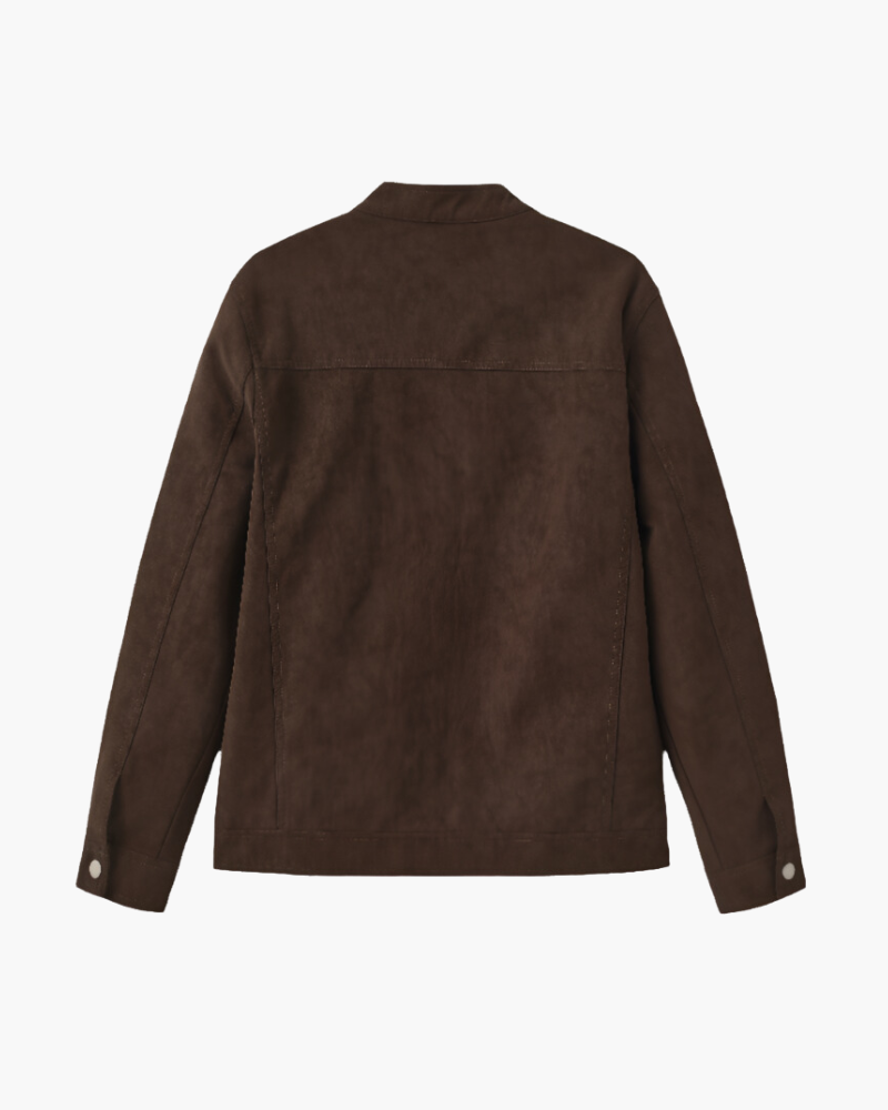 Summer Suede Leather Jacket | Essential Elegance