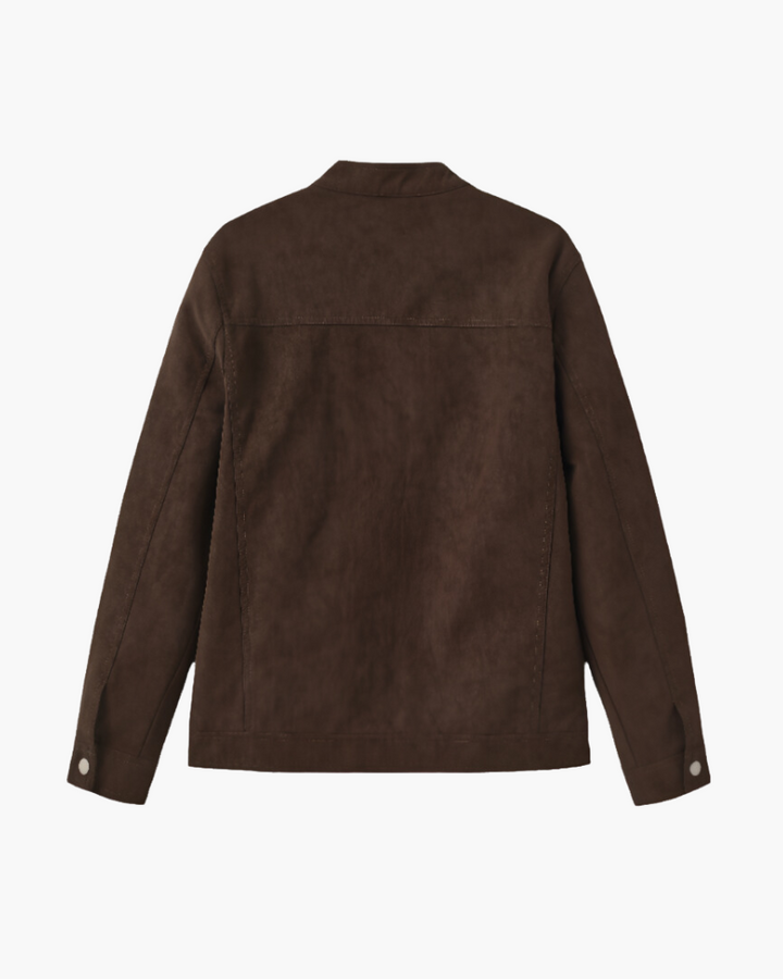 Summer Suede Leather Jacket | Essential Elegance