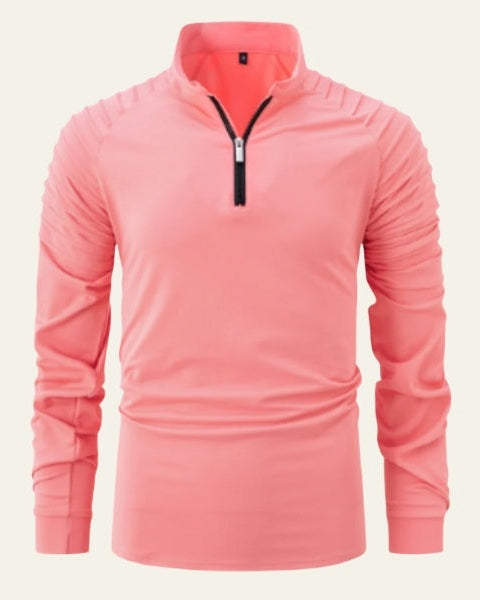 Jersey de media cremallera frontal para hombre | Comodidad diaria y versatilidad contemporánea