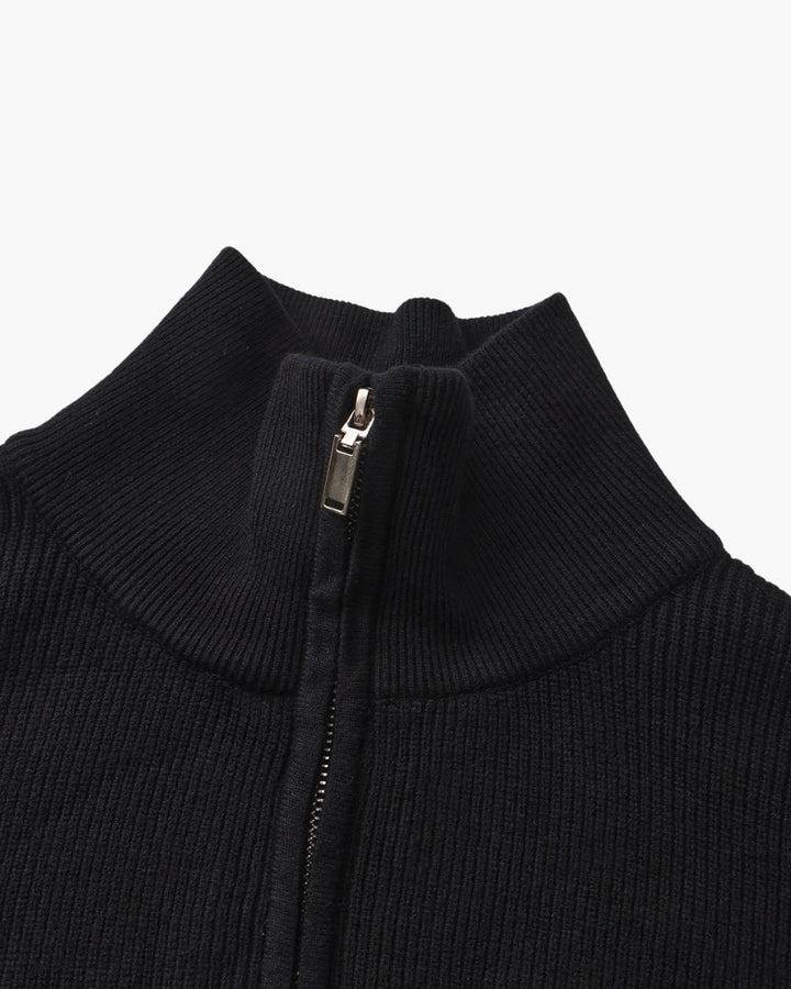 Camisola técnica com meio fecho | Camisa estruturada