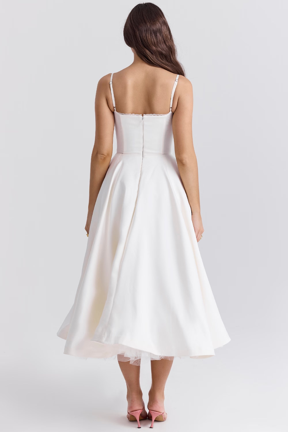 Abito Blu Elegante con Dettagli Glamour