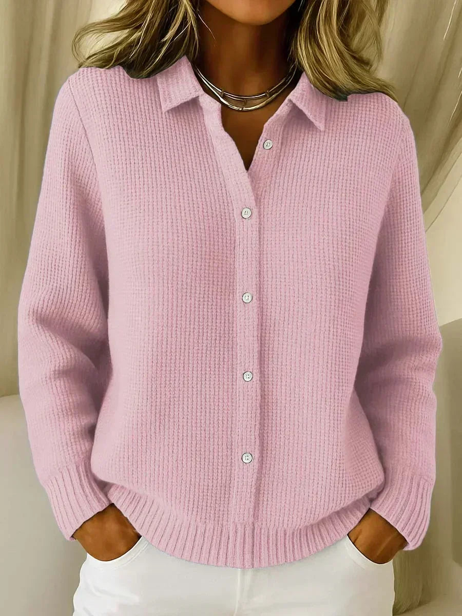 Rachele | Textured Cardigan with Buttons