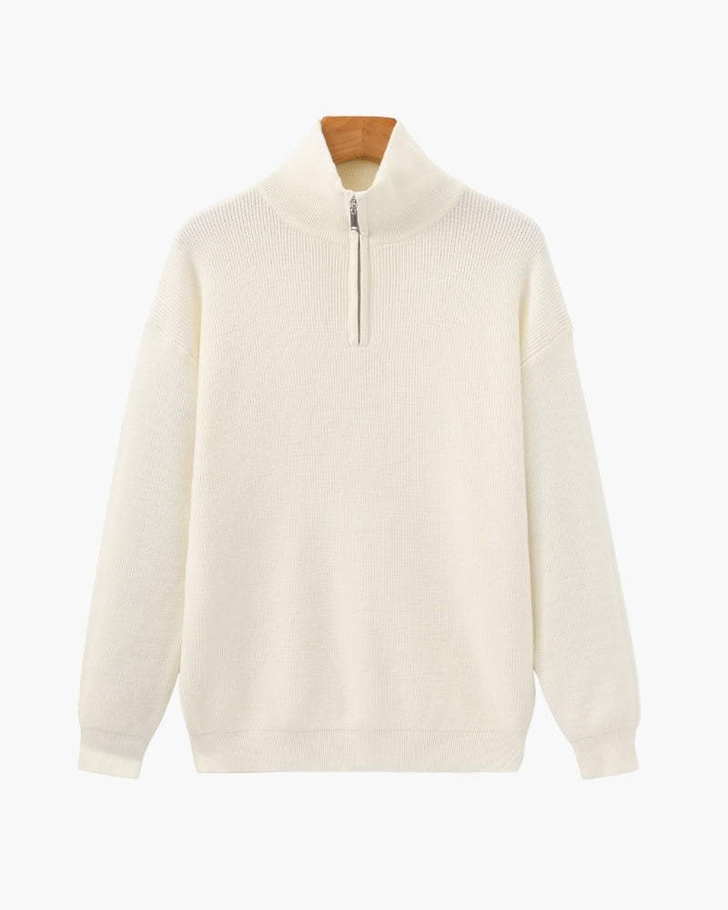Camisola técnica com meio fecho | Camisa estruturada