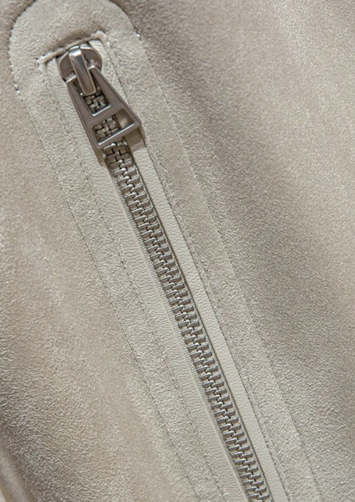 Giacca bomber premium in camoscio | Eleganza urbana
