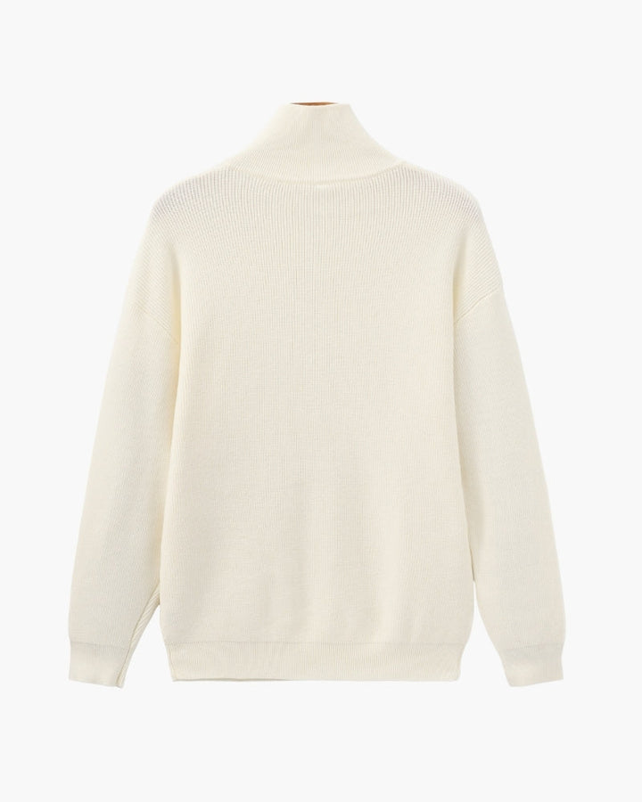 Camisola técnica com meio fecho | Camisa estruturada