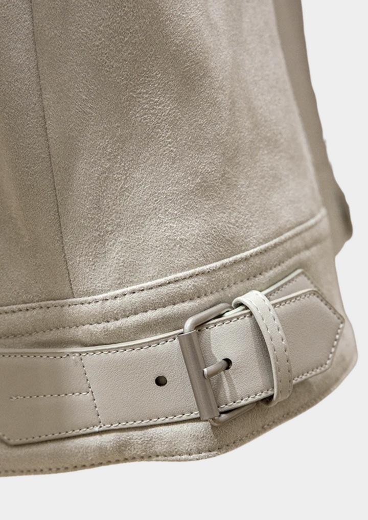 Giacca bomber premium in camoscio | Eleganza urbana
