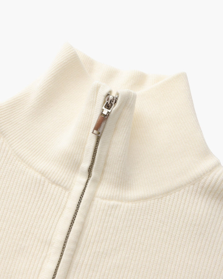 Camisola técnica com meio fecho | Camisa estruturada
