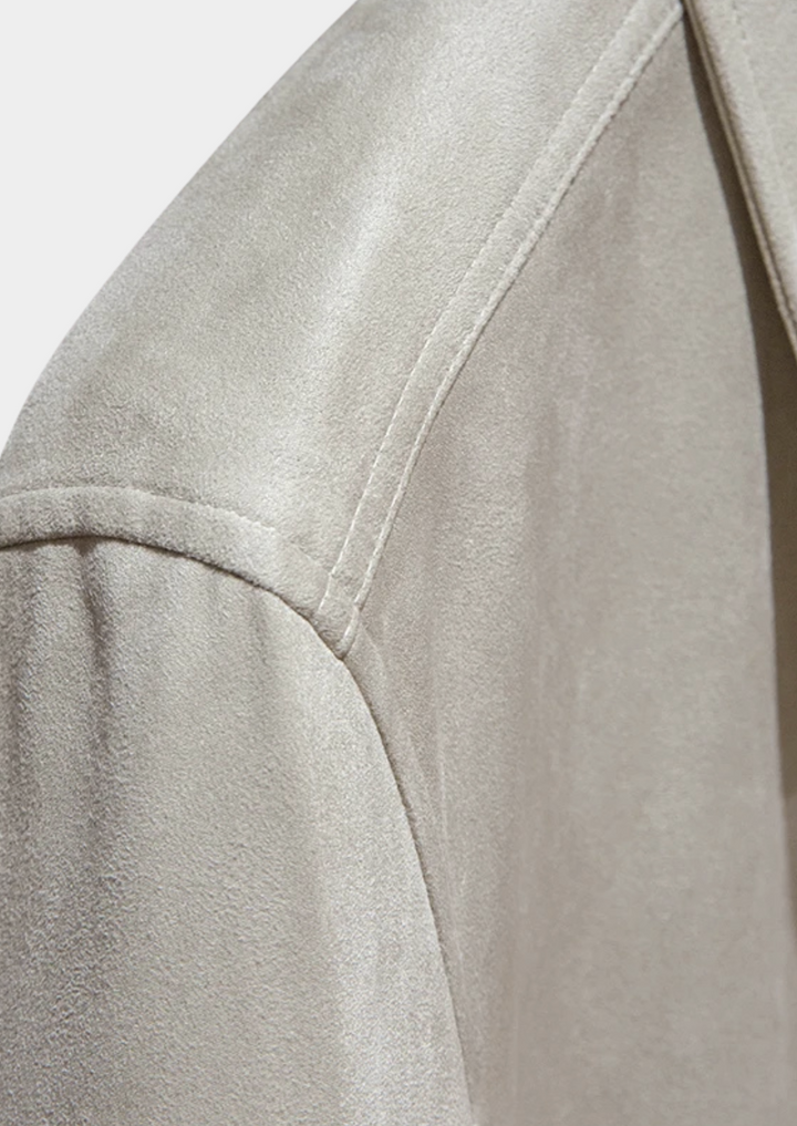 Giacca bomber premium in camoscio | Eleganza urbana