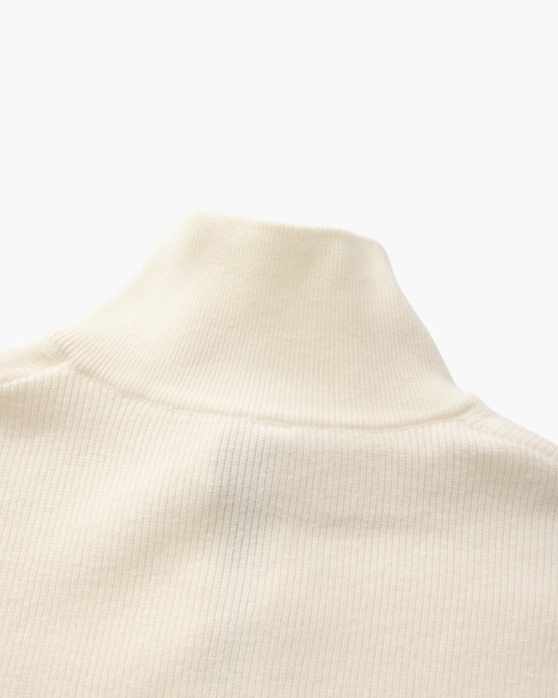 Camisola técnica com meio fecho | Camisa estruturada