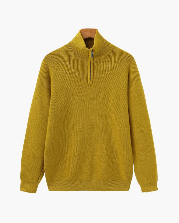 Camisola técnica com meio fecho | Camisa estruturada