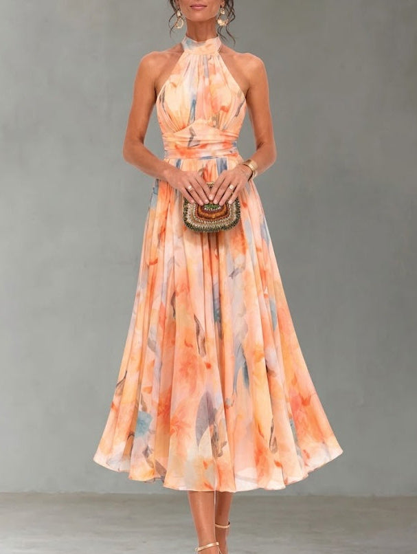 Aurora | Abito con scollo all&