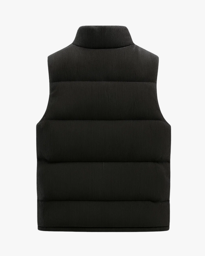 Chaleco acolchado de pana para hombre | Calidez ligera y estilo elegante para los días frescos