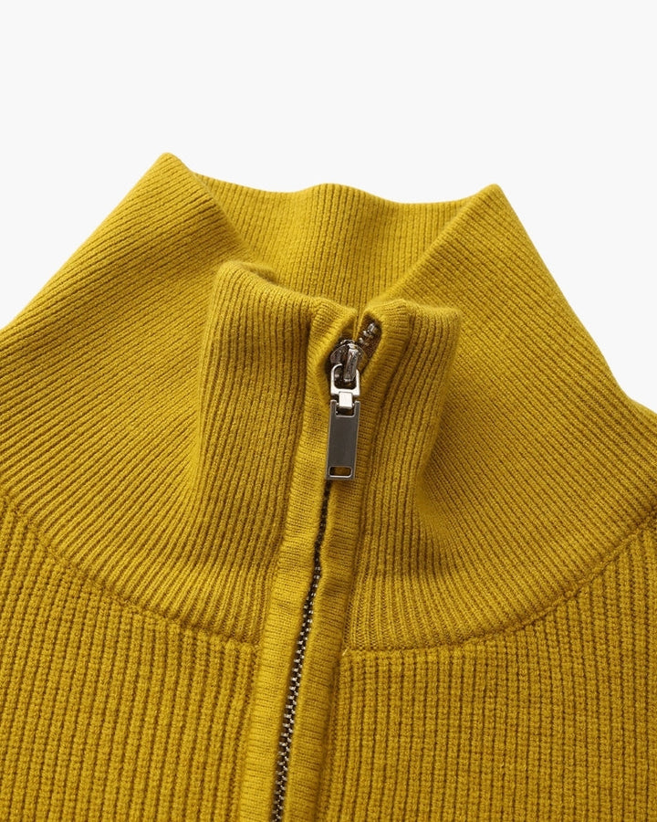 Camisola técnica com meio fecho | Camisa estruturada