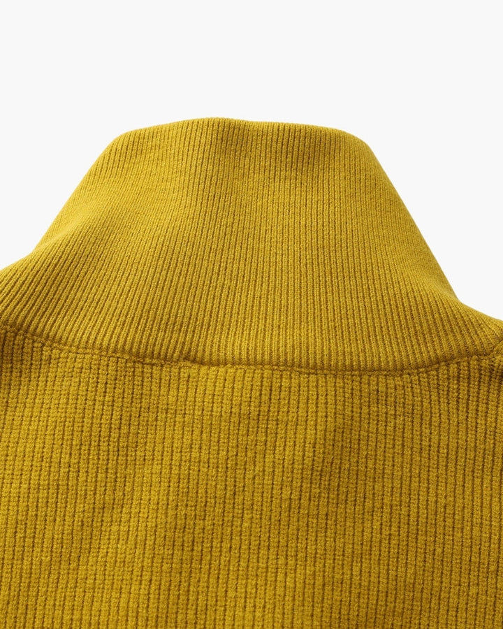 Camisola técnica com meio fecho | Camisa estruturada