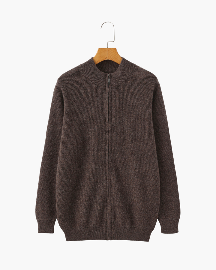 Elegant Zip Up Sweater | Everyday Comfort and Clean Style