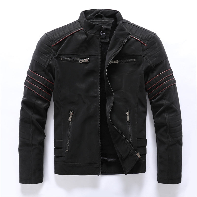 Casaco de Motard Cargo com Fecho | Estilo e Funcionalidade
