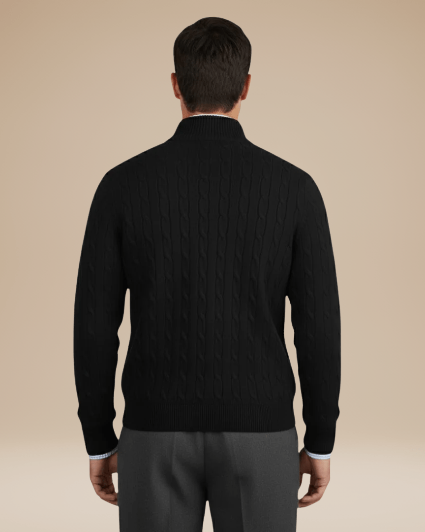 Jersey de ochos para hombre | Textura refinada y calidez duradera