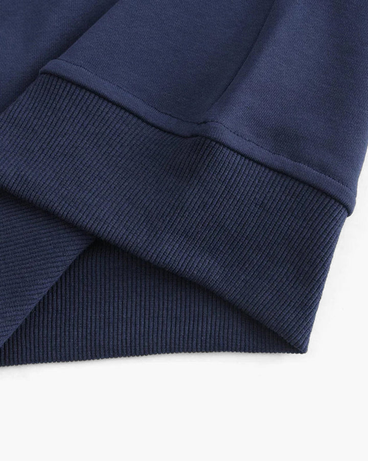 Sudadera de algodón con cremallera | Comodidad diaria y corte regular