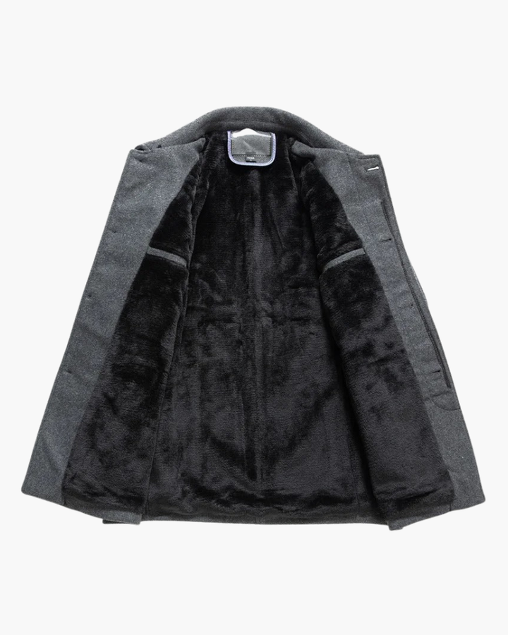 Wolljacke mit Fleecefutter | Lässige Eleganz