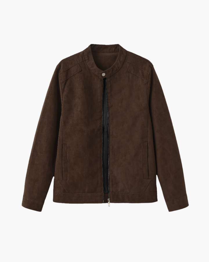 Summer Suede Leather Jacket | Essential Elegance