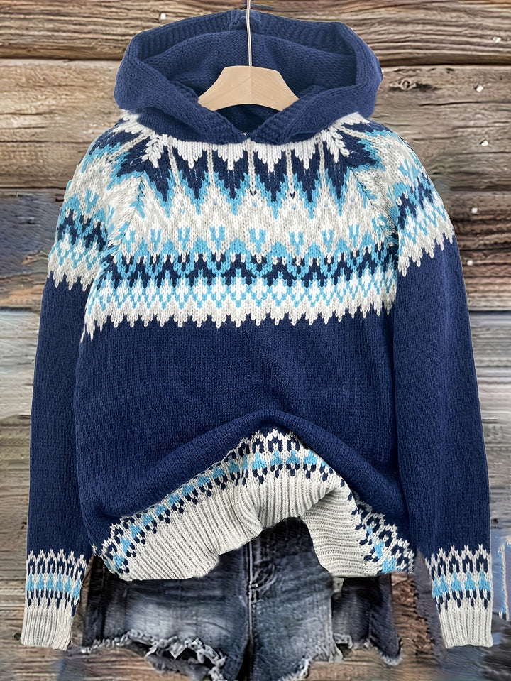 Nerea - Suéter con capucha - Jacquard