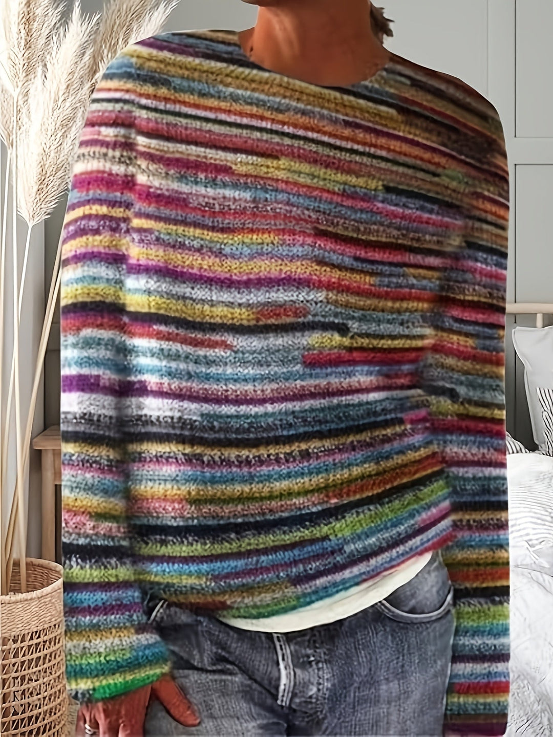 Ingrid | Patterned Knit Sweater